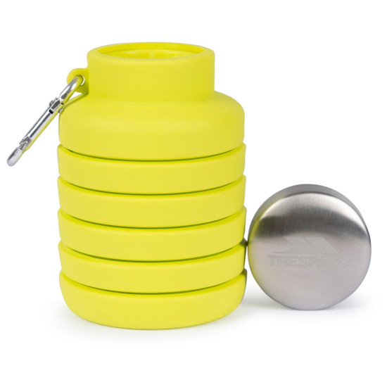 Trespass Μπουκάλι νερού Vavo Folded Silicon Bottle with Caribiner 500ml
